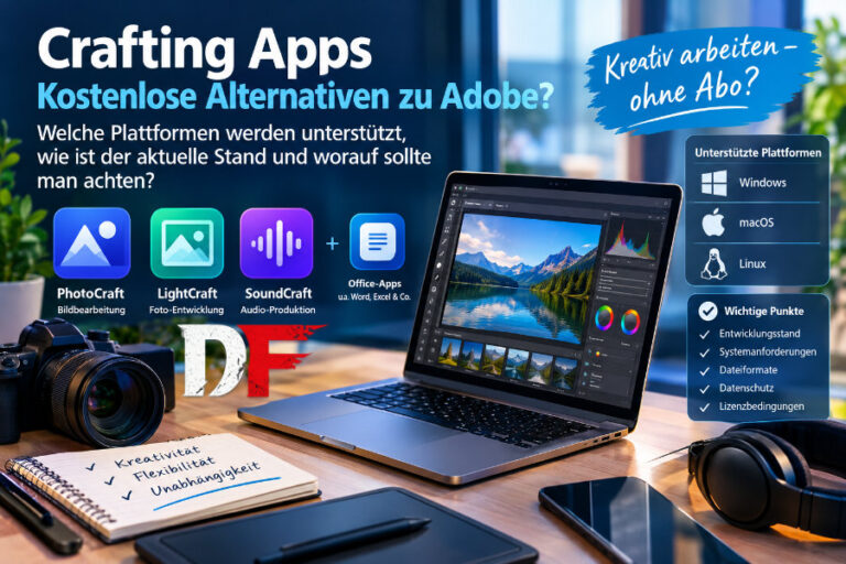 Crafting Apps: Kostenlose Alternativen zu Adobe? Was hinter dem neuen Software-Projekt steckt